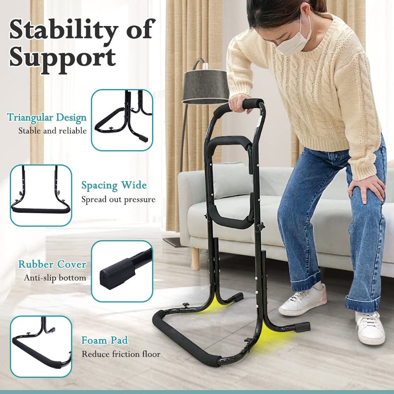 KAVIL Chair Lift Assist Devices for Seniors Elderly Sit to Stand Lift Standing Aids Supports Grab Bar Help Patient Stand Up & Mobility in Front of The Sofa, Recliner Chairs, Toilet - Image 3